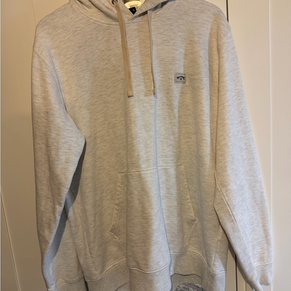 Billabong Light Gray Hoodie Sweater